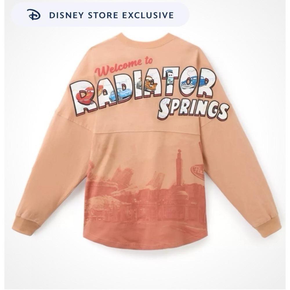 Disney Parks Pixar Cars Radiator Springs Spirit Jersey LARGE New With Tags